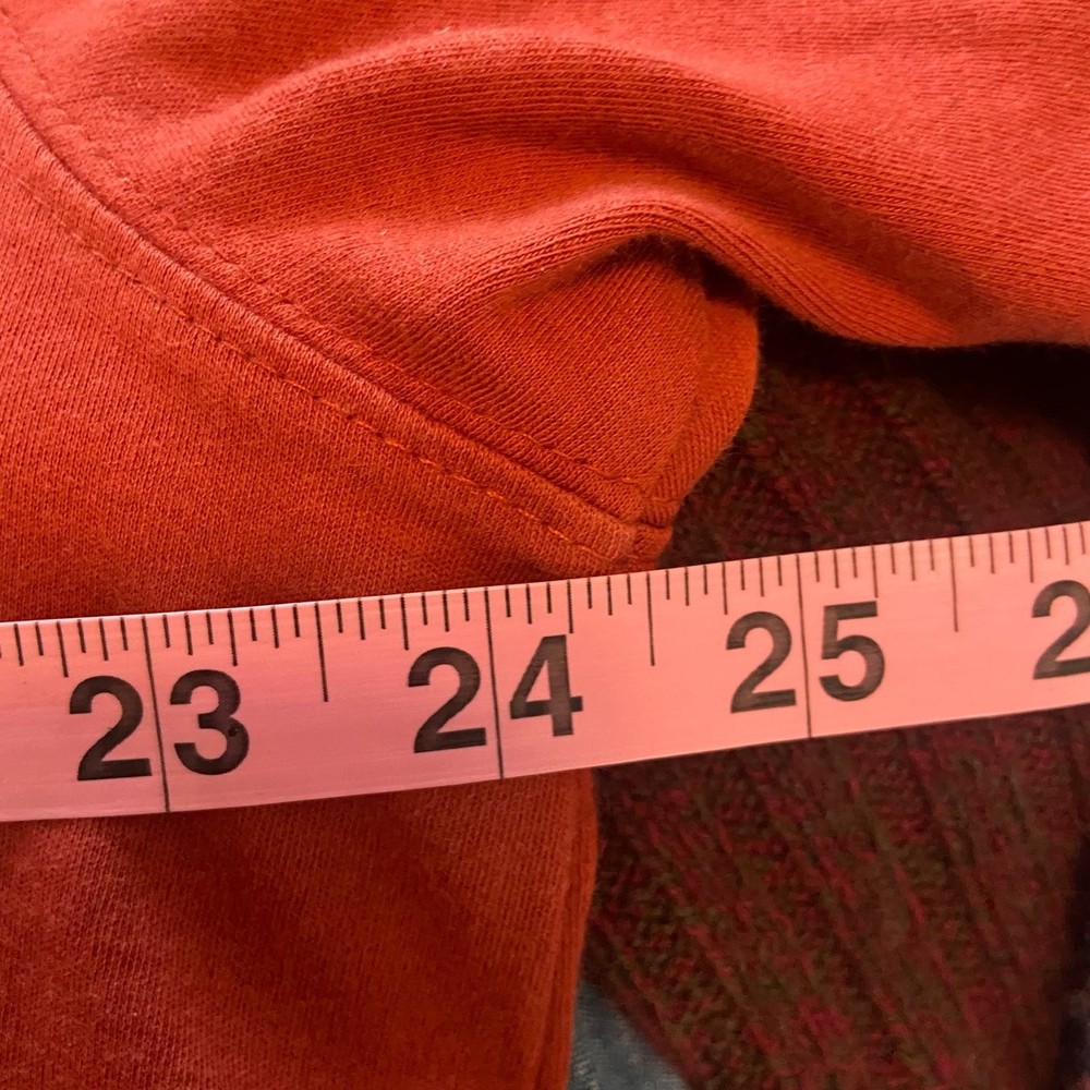 Robert Barakett Basic Minimal Red Orange Tee Sz Xl - image 6